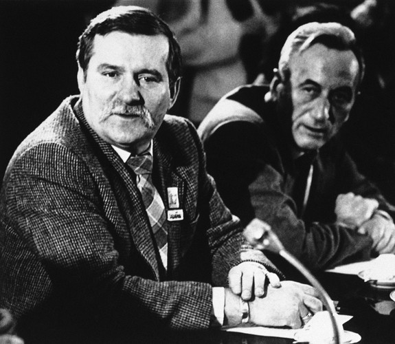 Lech Wałęsa i Tadeusz Mazowiecki