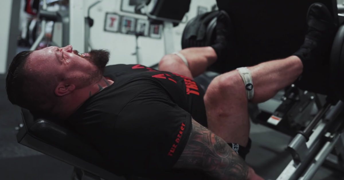 Strongman Eddie Hall Breaks Down His Leg Day Routine and
