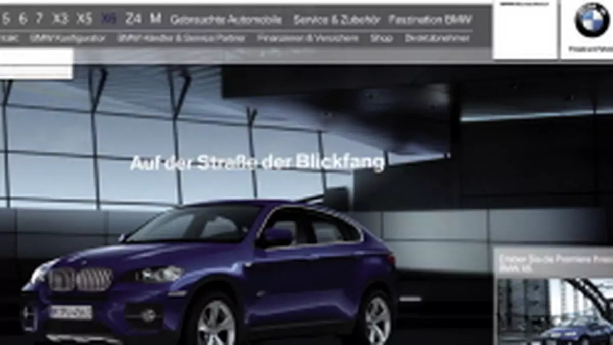 BMW: zobacz się w nowym X6!