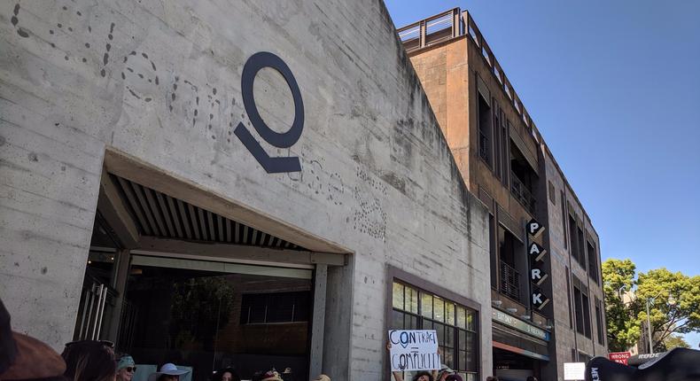 Palantir protests