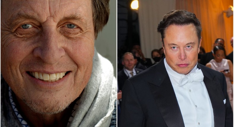 Errol Musk (left), the father of Elon Musk.