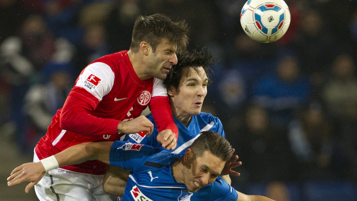 Piłkarze TSG Hoffenheim zremisowali na własnym stadionie z FSV Mainz 1:1 (1:1) w meczu 22. kolejki Bundesligi. W zespole gości całe zawody rozegrał reprezentant Polski, Eugen Polanski.