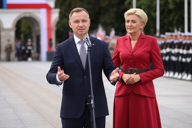 Andrzej Duda i Agata Kornhauser-Duda