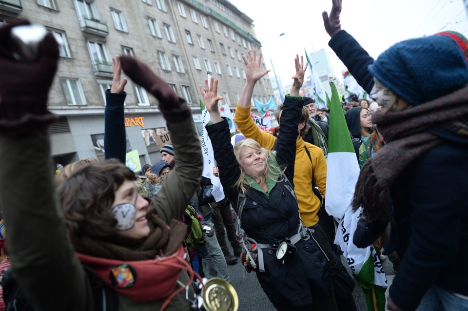 Marsz dla Klimatu i Sprawiedliwości Społecznej w Warszawie