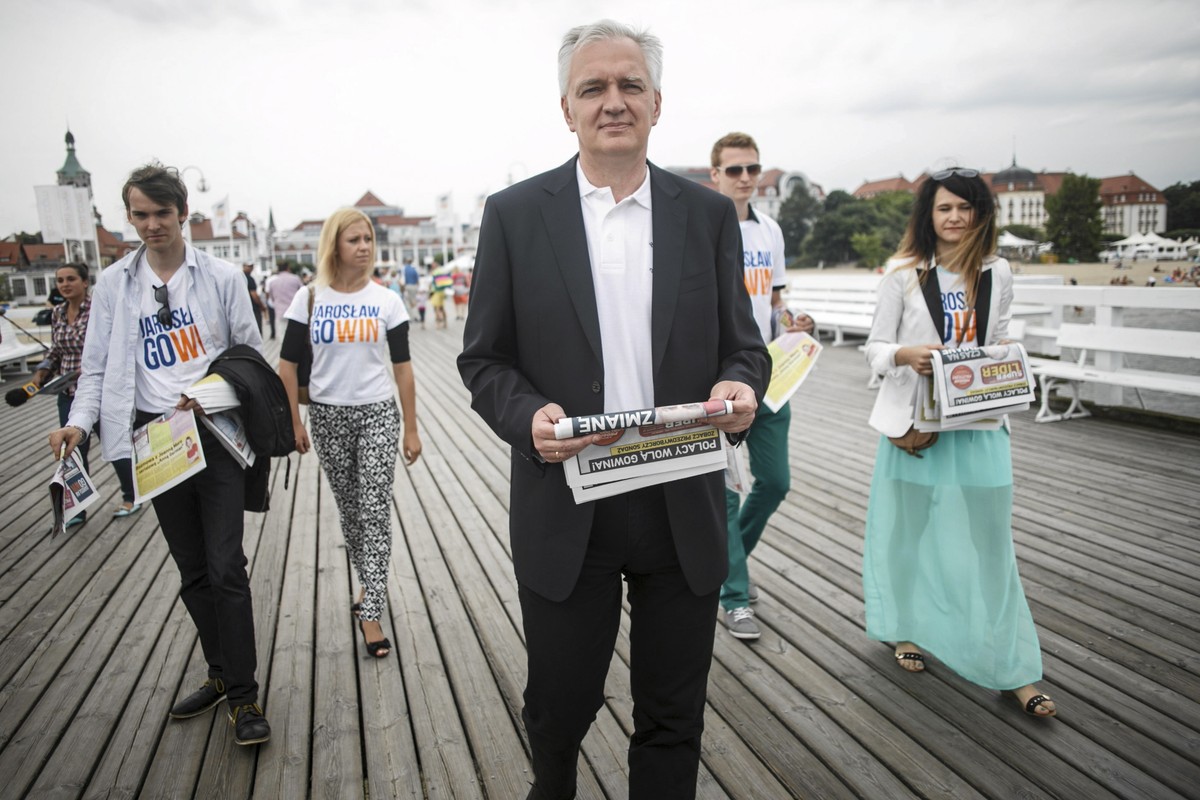 Jarosław Gowin na sopockim molo