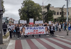 Protest porodice ubijene Jovane Petković