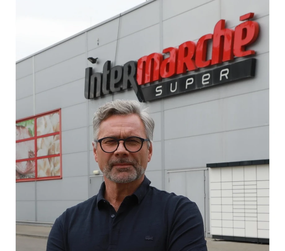 Ryszard Dubicki, właściciel supermarketu Intermarché w Gryfinie przy ulicy Flisacza