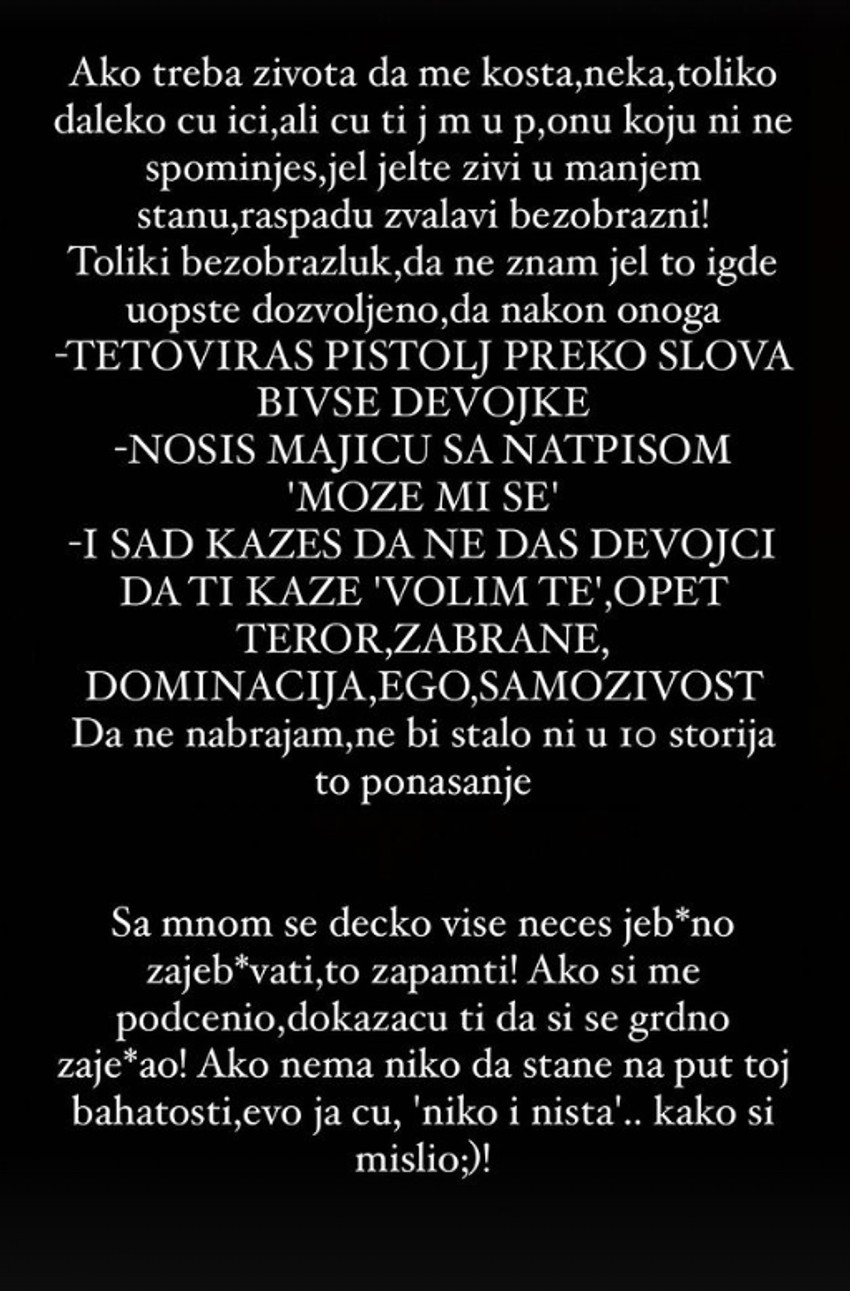 Nataša Šavija se obratila Kariću