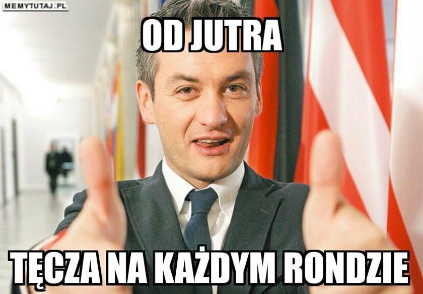 Biedroń chce przygarnąć stołeczną tęczę