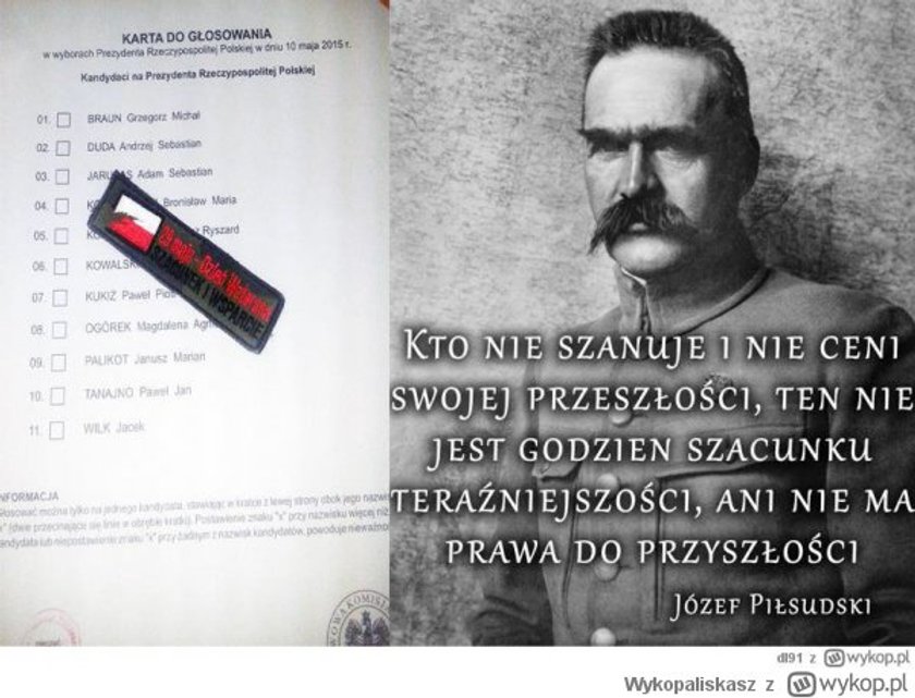 Dopiski na kartach wyborczych