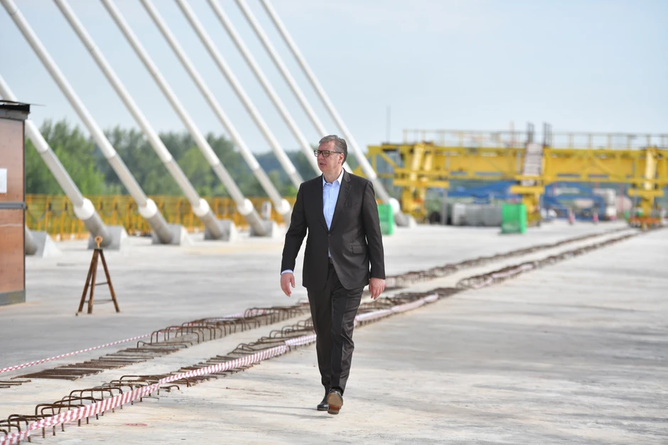  Aleksandar Vučić  radovi na Fruškogorskon koridoru   