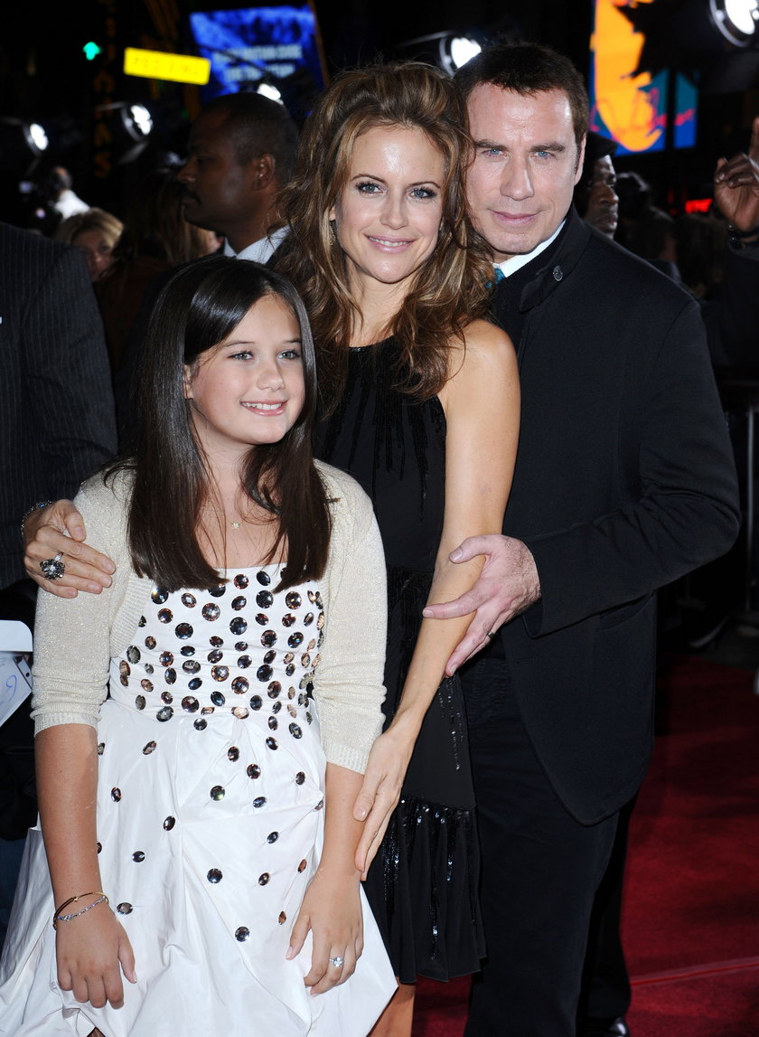 John Travolta z rodziną
