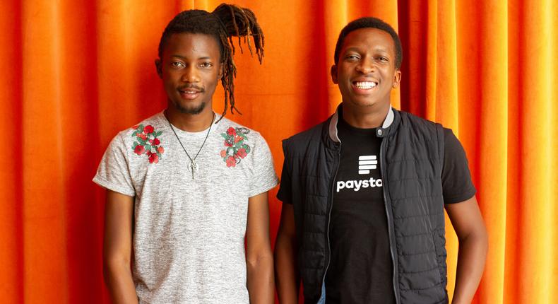 Paystack co-founders, Shola Akinlade (Right) and Ezra Olubi (Left). Credit: Techcrunch