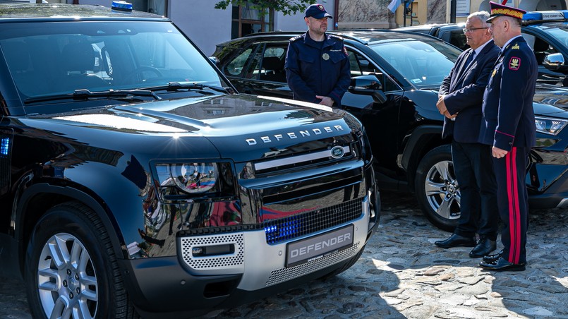 Land Rover Defender w Straży Ochrony Kolei