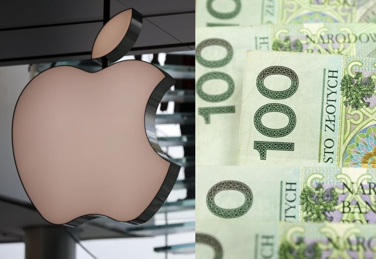 Loga Apple'a i polski złoty