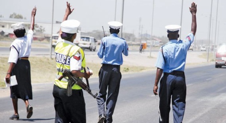 Over 100 traffic police officers have been sacked from the National Police Service after failing the vetting process.