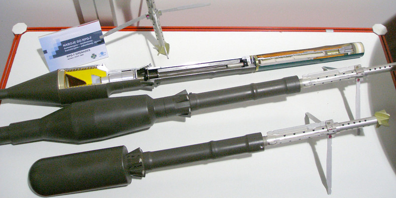 RPG-7 korzysta z różnych typów amunicji