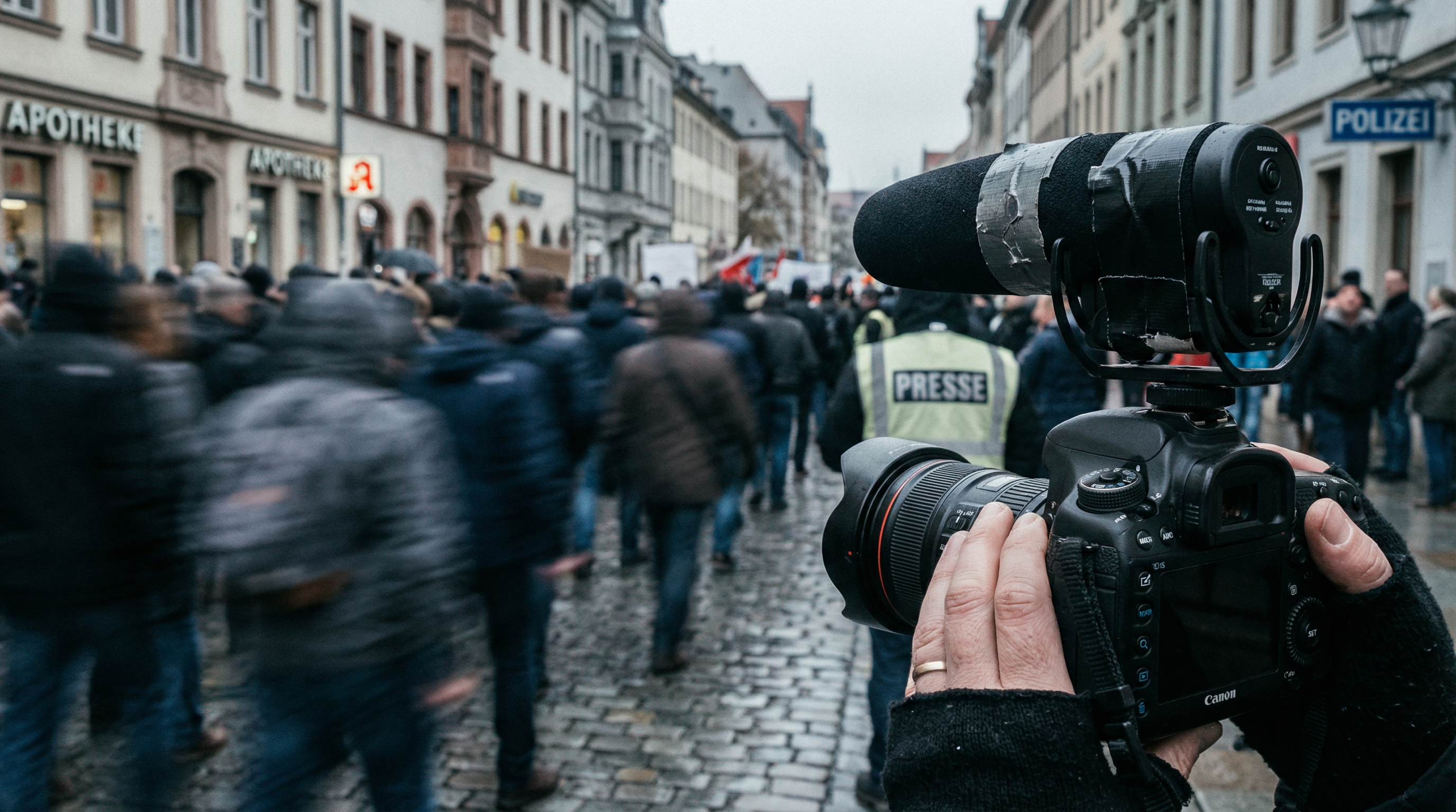 Angriffe auf Journalisten: 818 Straftaten in 20 Monaten – 89 gewalttätig