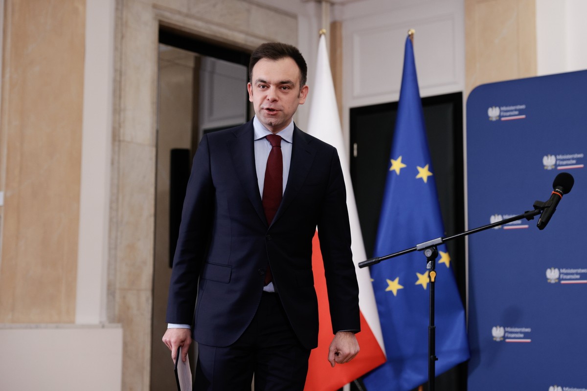 Minister finansów Andrzej Domański