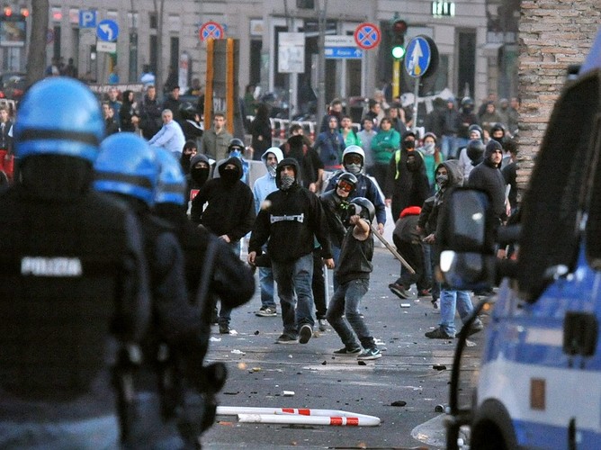 W Rzymie doszło do zamieszek