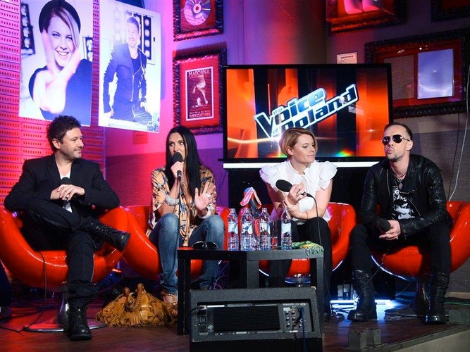 Kayah, Adam 'Nergal' Darski, Andrzej 'Piasek' Piaseczny i Ania Dąbrowska