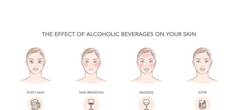 Tequilę widać najbardziej! Zbadano, jakie objawy na twarzy i cerze dają różne rodzaje alkoholu