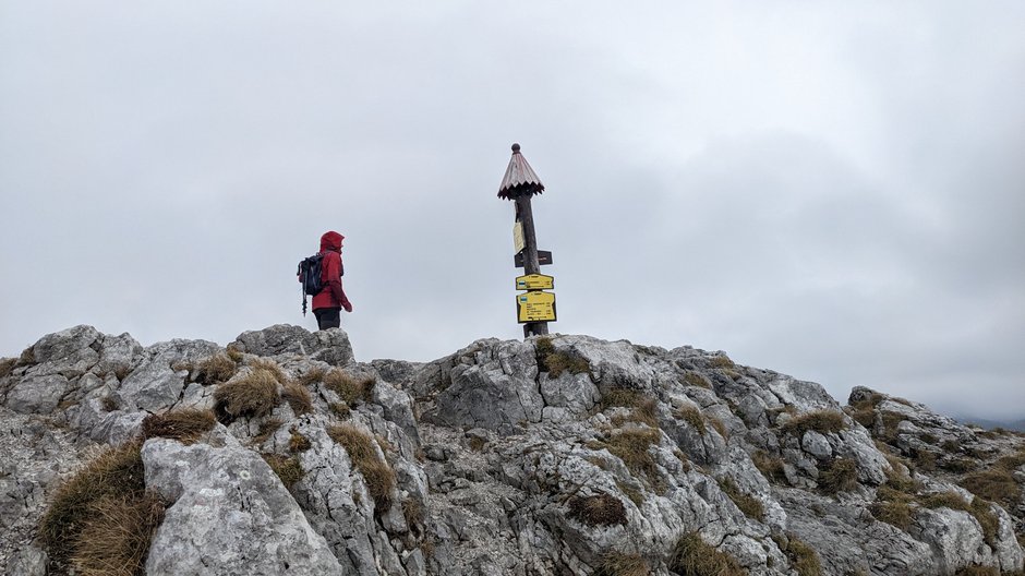 Szlak na Siwy Wierch z Wyżniej Huciańskiej Przełęczy, słowackie Tatry Zachodnie. 