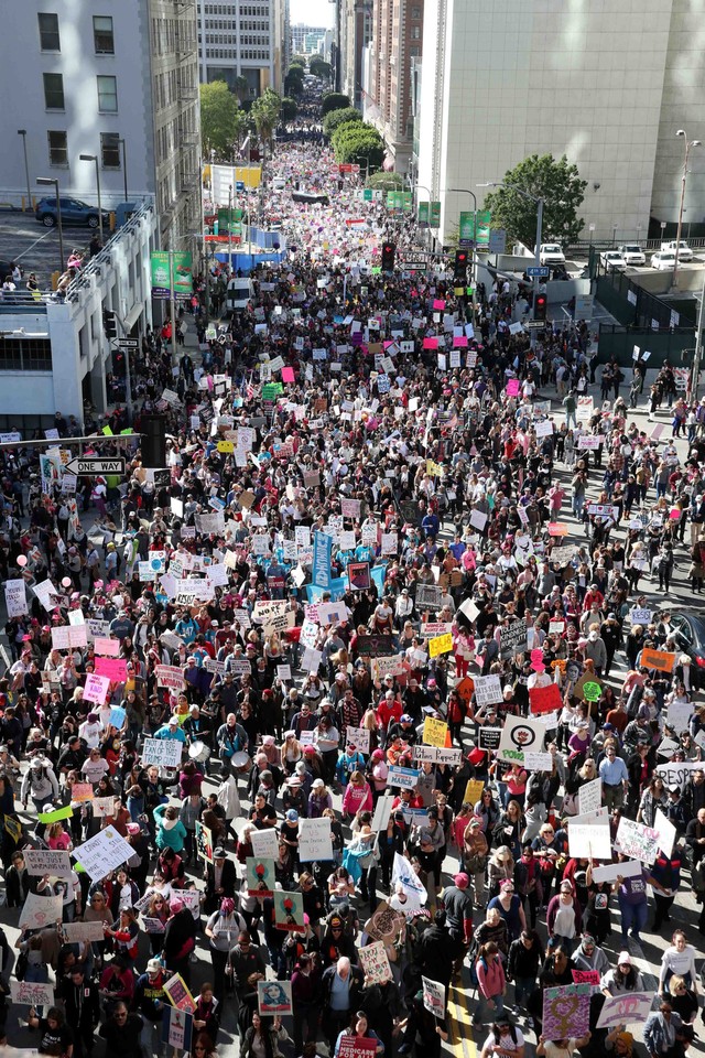 USA WOMEN'S MARCH (Woman's March protest against US President Donald Trump)