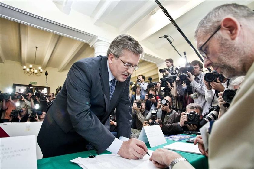 Bronisław Komorowski, Jarosław Kaczyński, wybory prezydenckie