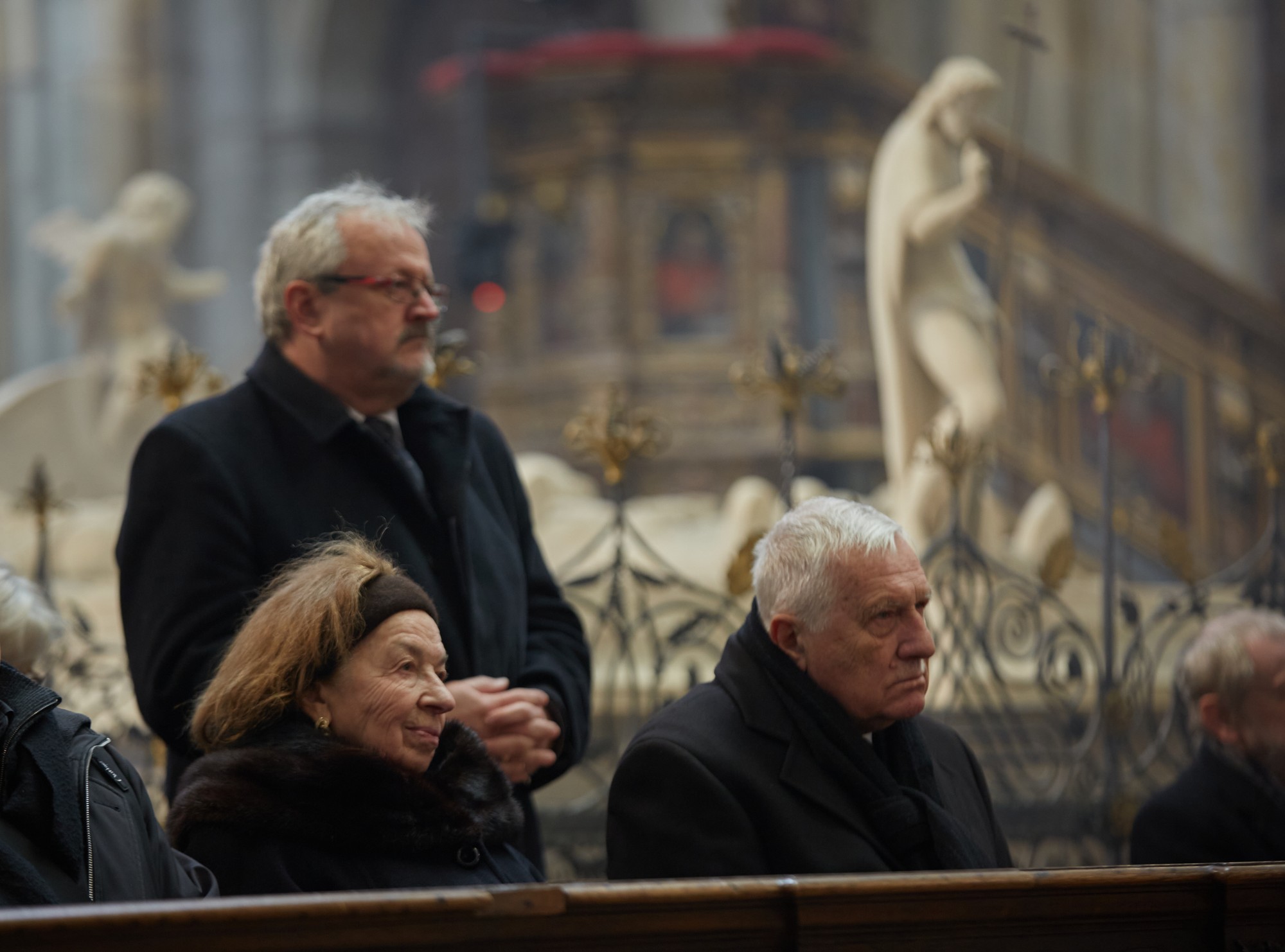 Bývalý český prezident Václav Klaus a jeho manželka Lívia.