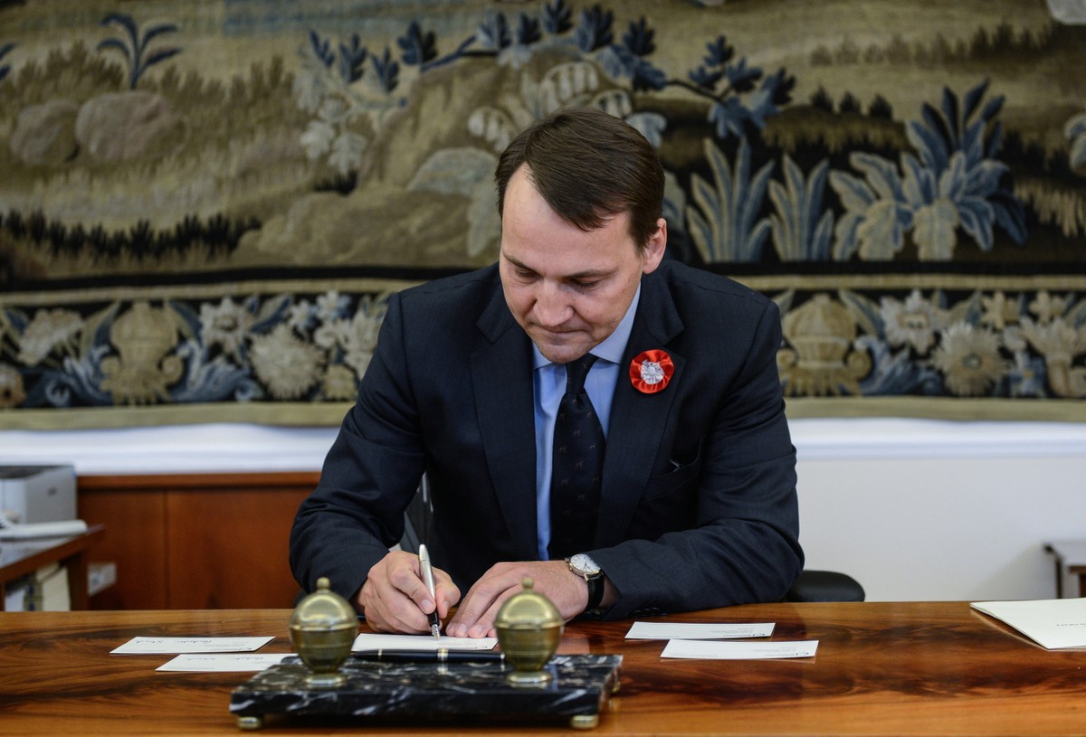 Marszałek Sejmu Radosław Sikorski