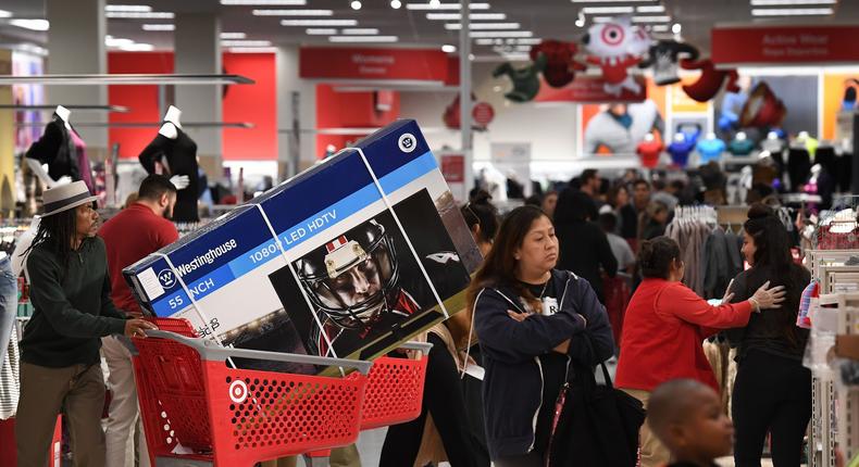A Target store in Culver City, California on Black Friday 2016.