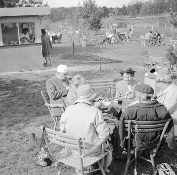 1961 - Park Kultury w Powsinie.