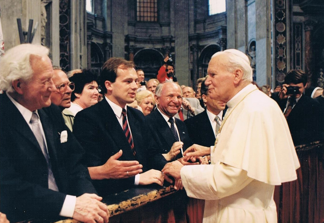 Z papieżem Janem Pawłem II
