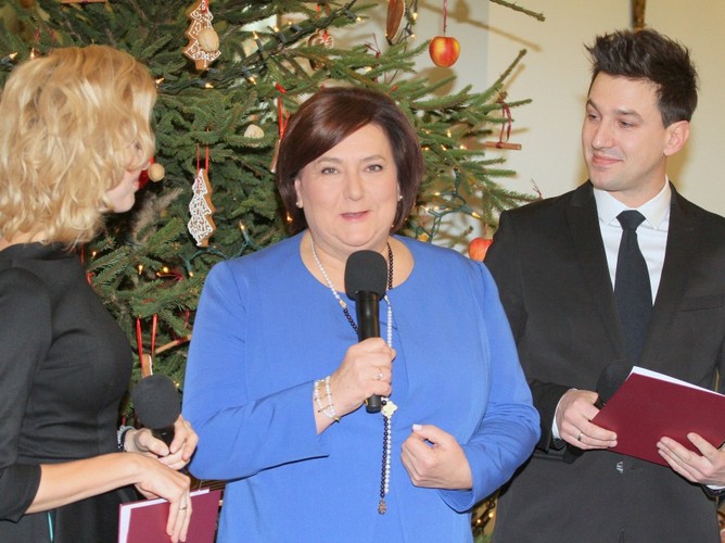 Agnieszka Popielewicz, Anna Komorowska i Maciej Rock