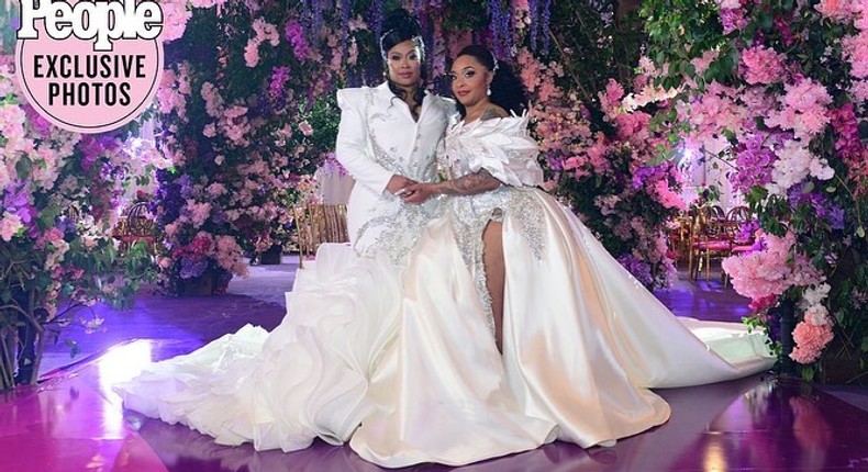 American rapper Da Brat weds partner Judy Dupart [Instagram/DaBrat]