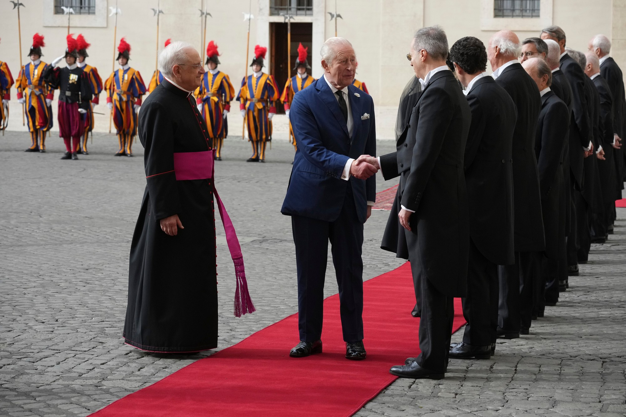 Britský kráľ Karol III. vo Vatikáne.