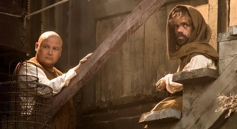 Varys and Tyrion Lannister 