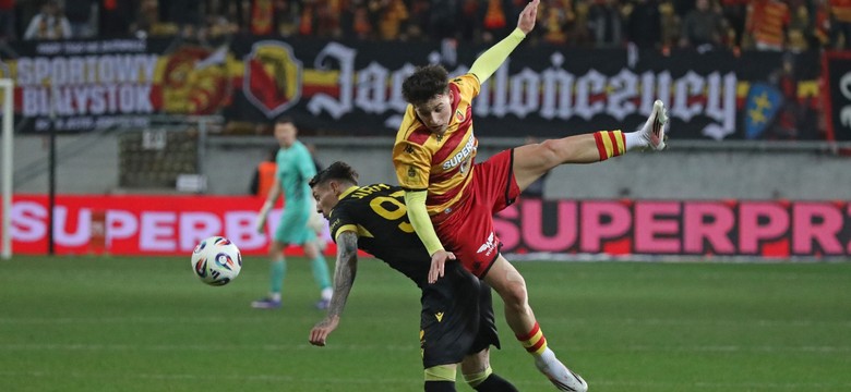 Jagiellonia przerwała serię meczów bez zwycięstwa i zrównała się punktami z liderem