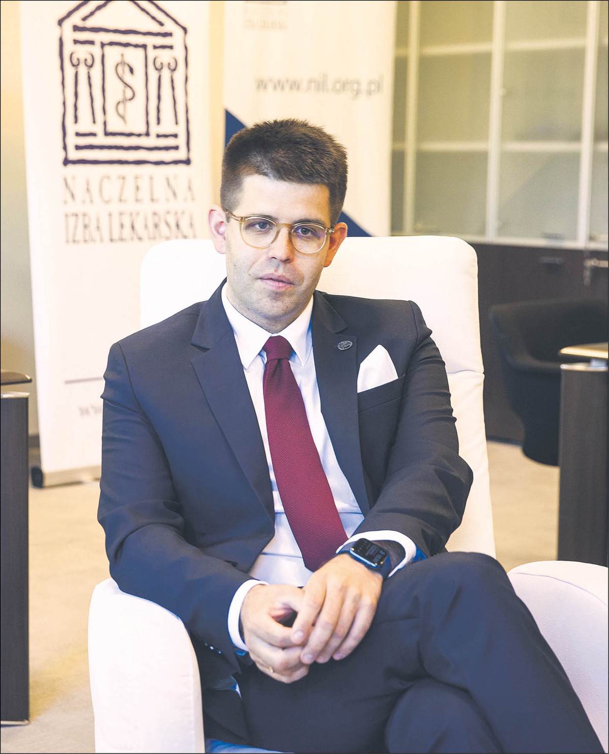 Łukasz Jankowski, prezes Naczelnej Rady Lekarskiej