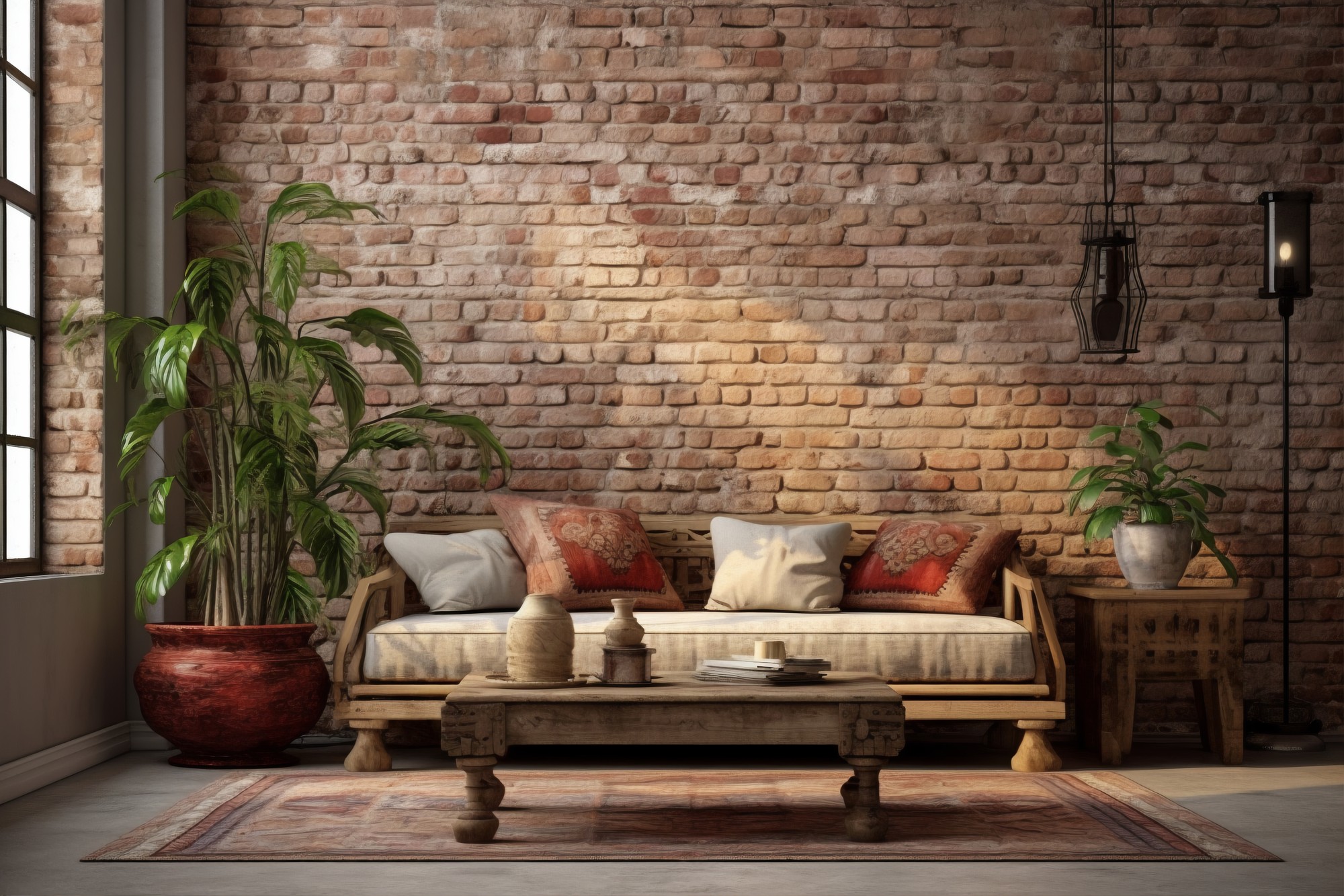 Industriálna obývačka.