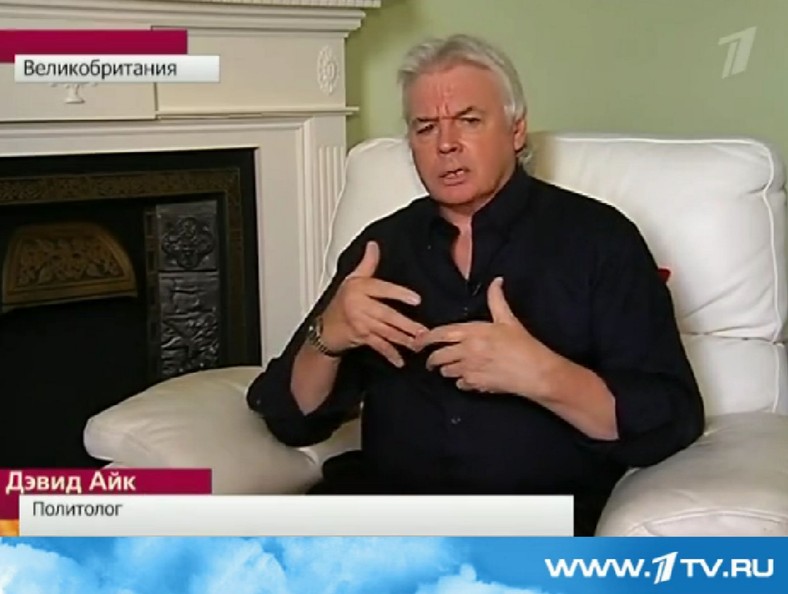 David Icke w rosyjskiej telewizji 1TV