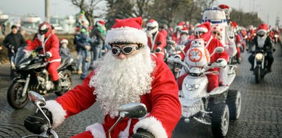 Mikołaje na motocyklach opanowali Trójmiasto!