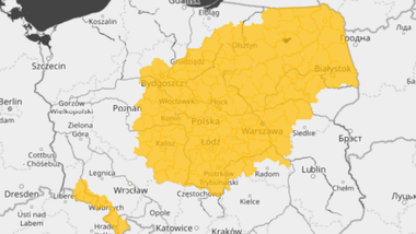 imgw ostrzega przed siarczystymi mrozami do -18°c. komunikaty dla 7 województw. żółte alerty dla warszawy, łodzi i torunia imgw prognoza pogody lista województw mapa
