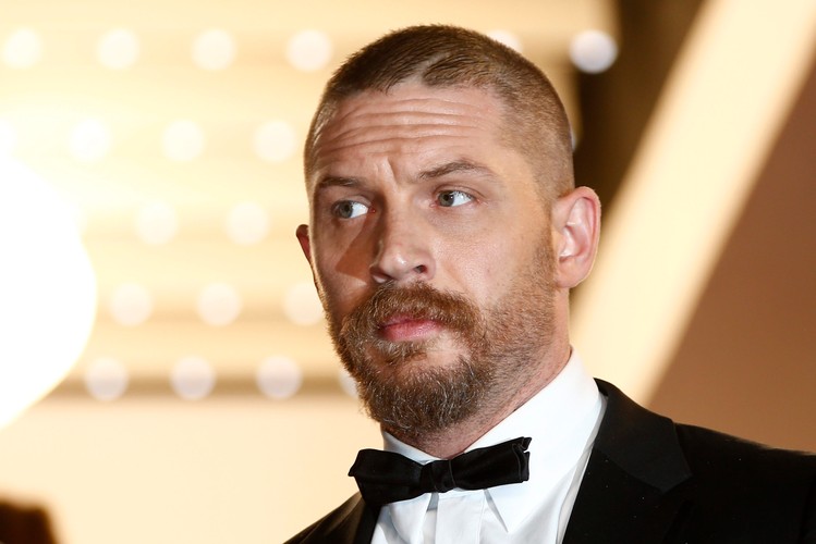 Tom Hardy na premierze 'Mad Max: Na drodze gniewu' w Cannes