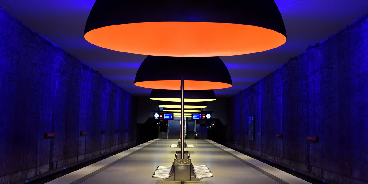 Stacja metra w Monachium