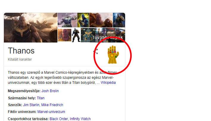 Írd be a Google-be, hogy Thanos, meglátod, mi lesz! - Blikk