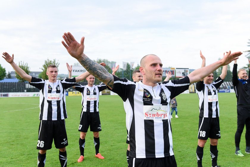 Sandecja Nowy Sącz wywalczyła historyczny awans do Ekstraklasy!