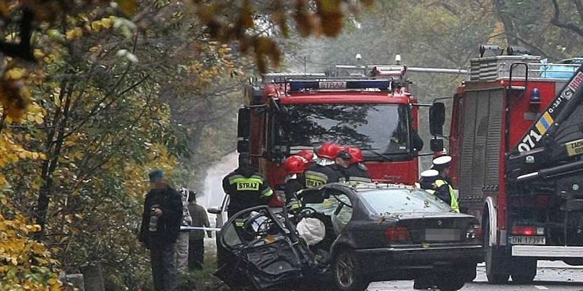 Śmierć we Wrocławiu. Zablokowana droga do Środy Śląskiej