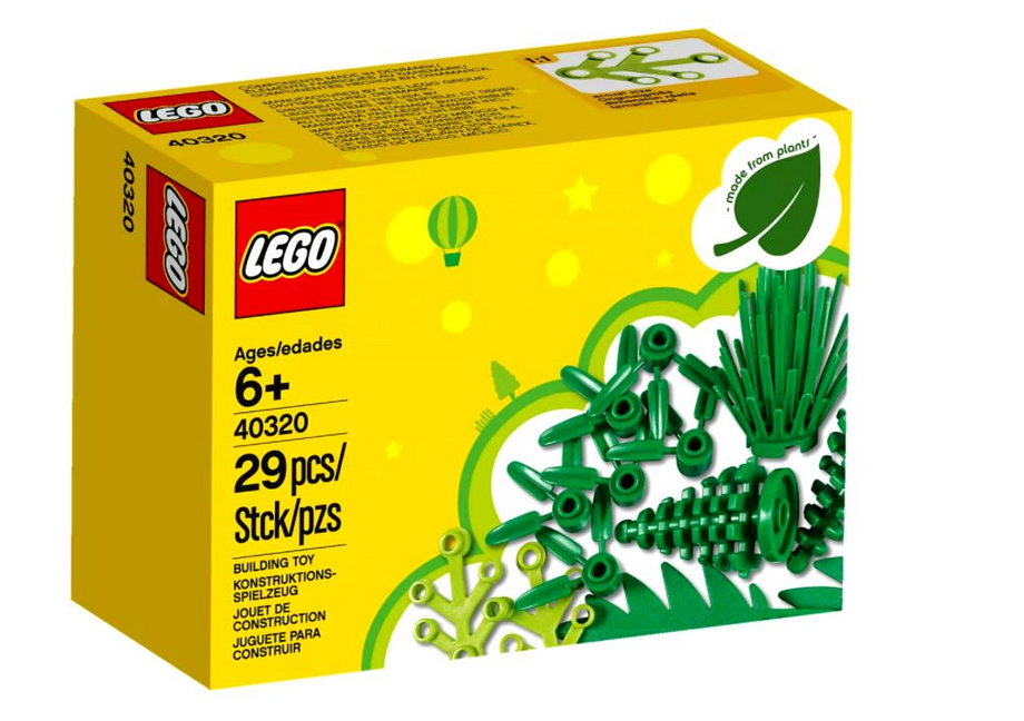 Lego z plastiku pochodzącego z trzciny cukrowej produkuje już roślinne elementy do swoich zestawów. 